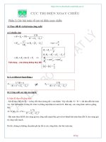 Ôn thi THPT Quốc gia môn vật lý chuyên đề Cực trị điện và một vài mẹo nhớ