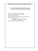 phân tích vấn đề rác thải và đề xuất một số giải pháp nhằm hạn chế rác thải ở xã bột xuyên huyện mỹ đức tp hà nội