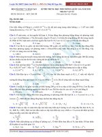 bộ đề thi quốc gia 2015 môn vật lý