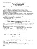 Đề cương ôn tập học kì II hóa học 11