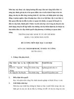 Đề cương môn học bậc cao học: Thẩm định dự án đầu tư công