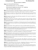 Hướng dẫn giải bài tập về rượu và phenol