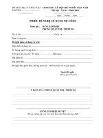 Phiếu đề nghị sử dụng xe công