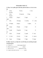 ENGLISH 6 TEST 12