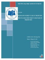 QUẢN TRỊ DOANH NGHIỆP VÀ QUẢN TRỊ RỦI RO VAI TRÒ CỦA BAN ĐÃI NGỘ VÀ BAN QUẢN TRỊ RỦI RO