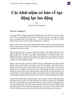 Các khái niệm cơ bản về tạo động lực lao động