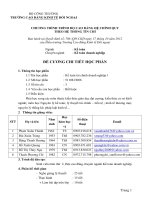 Đề cương chi tiết học phần: Kế toán tài chính doanh nghiệp học phần 1 (bậc cao đẳng)