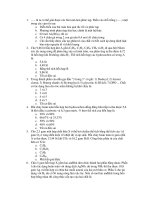 trắc nghiệm hóa học ôn thi đại học