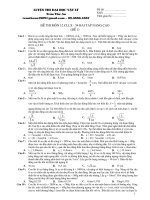 54 bài tập con lắc lò xo tuyển chọn đề thi thử