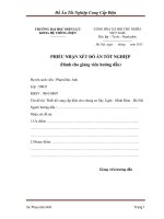 Đồ án tốt nghiệp ngành hệ thống điện     phạm đức anh