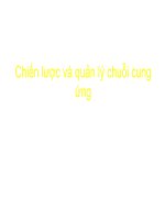 Thuyết trình môn thương mại điện tử: Chiến lược và quản lý chuỗi cung ứng