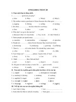 ENGLISH 6 TEST 28