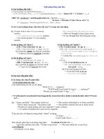 Ngữ pháp tiếng anh thcs