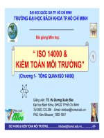 Bài giảng giới thiệu ISO 14000  kiểm tóan môi trường