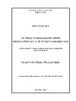 Xử phạt vi phạm hành chính trong lĩnh vực y tế ở Việt Nam hiện nay