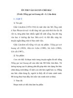 ÔN THI VÀO 10 CON CHÓ BẤC