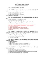 BỘ CÂU HỎI TRẮC NGHIỆM về pháp luật