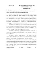 đề thi thử môn anh thpt quốc gia TEST 7