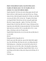 PHÂN TÍCH HÌNH TƯỢNG NGƯỜI NÔNG DÂN NGHĨA SĨ TRONG BÀI VĂN TẾ NGHĨA SĨ CẦN GIUỘC CỦA NGUYỄN ĐÌNH CHIỂU