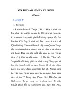 ÔN THI VÀO 10 MÂY VÀ SÓNG