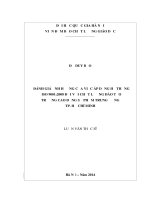 Đánh giá ảnh hưởng của việc áp dụng hệ thống ISO 9001 2008 đối với chất lượng đào tạo trường Cao đẳng sư phạm trung ương TP. Hồ Chí Minh