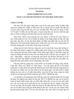 sáng kiến KINH NGHIỆM HUẤN LUYỆN NÂNG CAO THÀNH TÍCH bắn nỏ CHO học SINH THCS