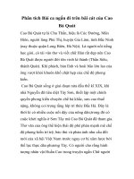 Phân tích Bài ca ngắn đi trên bãi cát của Cao Bá Quát