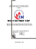 BÁO CÁO THỰC TẬP CHUYÊN NGÀNH ĐIỆN Công ty xây dựng Thương mại và Du lịch Việt Anh  