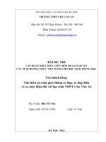 Tìm hiểu an toàn giao thông xe đạp, xe đạp điện và xe máy điện đối với học sinh phổ thông trung học chu văn an