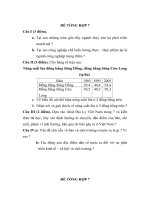 ĐỀ ÔN THI MÔN ĐỊA LÝ TỔNG HỢP 7