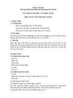 dự thi tích hợp liên môn ứng dụng tin học vào học toán học toán với toolkit math