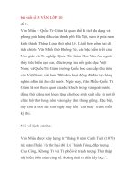 bài viết số 5 VĂN LỚP 10