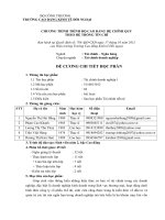 Đề cương chi tiết học phần: Tài chính doanh nghiệp học phần 1 (Bậc cao đẳng)