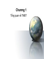 Slide bài giảng môn thương mại điện tử: Bài 1: Tổng quan
