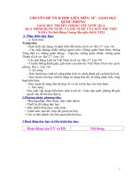 GIÁO dục TRUYỀN THỔNG yêu nước QUA quá trình dựng nước và giữ nước của dân tộc việt nam từ thời hùng vương đến giữa thế kỷ XIX