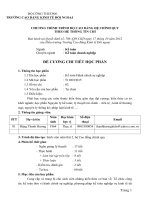 Đề cương chi tiết học phần: Kế toán hành chính sự nghiệp (Bậc cao đẳng)