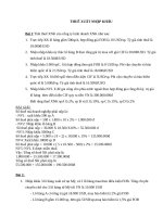 ôn tập môn kế TOÁN THUẾ THUẾ XUất NHập KHẩu