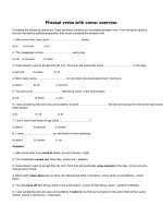 Phrasal verbs with come exercise