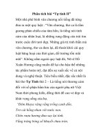 Phân tích bài TỰ TÌNH II