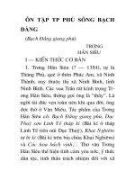 ÔN TẬP TP PHÚ SÔNG BẠCH ĐẰNG