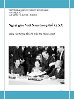 Ngoại giao Việt Nam trong thế kỷ XX