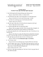 Câu trả lời cuộc thi tìm hiểu 70 năm ngành Ngoại giao Việt Nam