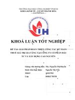 Kế toán doanh thu và xác định kết quả kinh doanh tại công ty TNHH Ngô Huy Dũng1