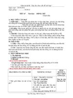 giáo án dự thi dạy học theo chủ đề tích hợp tiết 47 văn bản đồng chí