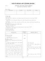 GIÁO ÁN THỂ DỤC LỚP 7