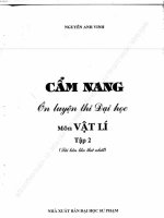 cẩm nang ôn luyện thi đại học môn vật lý tập 2 - part 1