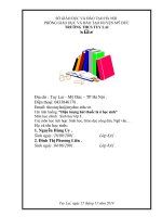 vận dụng kiến thức liên môn giải quyết tình huống thực tiễn hiện tượng hút thuốc lá ở học sinh