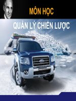 Tiểu luận Quản trị Chiến lược THỰC HIỆN CHIẾN LƯỢC & LỰA CHỌN CƠ CẤU TỔ CHỨC