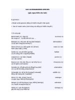 TỪ VỰNG TIẾNG ANH LỚP 12 Unit 10-13