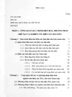 Một số vấn đề động học trong tiếp xúc chất bán dẫn (cấu trúc nano) với môi trường điện giải